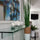 Snake grass (160 cm) with white Lux pot