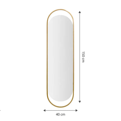 Glam Capsule Mirror G 150x40cm