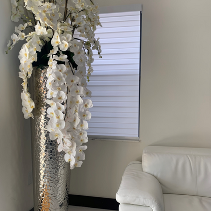 Phalaenopsis Orchids in Extra Tall Hammered Pot