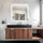 Slim Square Mirror with LED 60x60cm