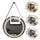 Round LED Mirror 3 Colors with Adnet Strap 45 CM